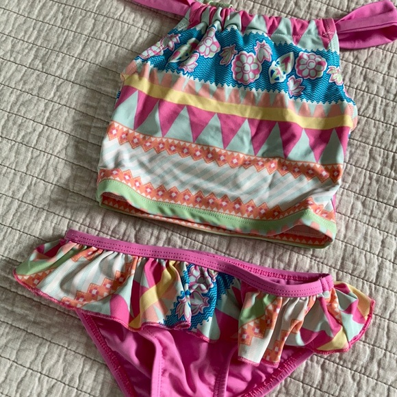 Pink Haltered Tankini - Picture 2 of 5